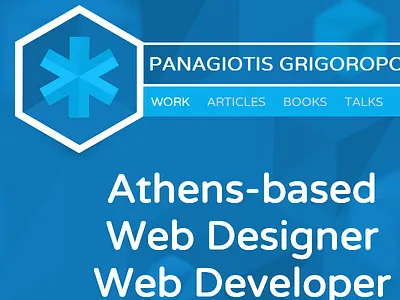 Personal Website Redesign parallax personal redesign