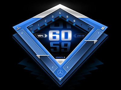 Spedometer gadget icon ui ui design vehicle designs