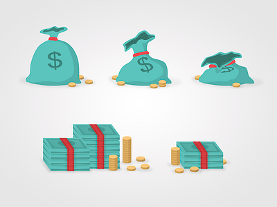 Simpler - budget icons $ budget gold illustration money price