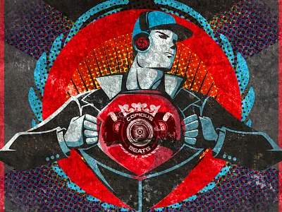 Copious Beats - Bassment artwork bassment beats copious dnb illustration jungle music