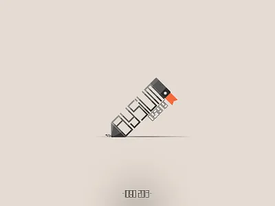 My new logo (2013) 2013 logo mark pencil tag