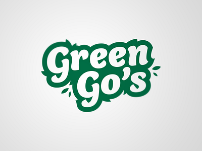 Healthy fast food food green healthy leaf leaves logo restaurant script type