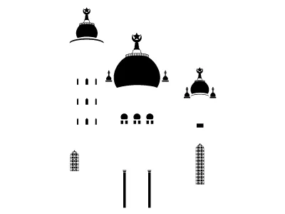 Mosque WIP mosque silkscreen singapore vector wip work in progress
