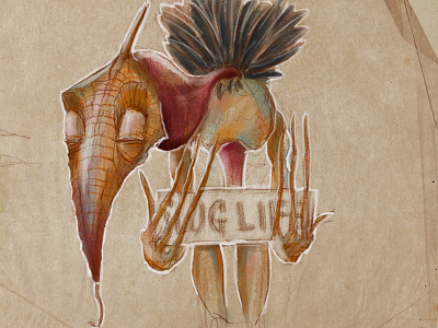 Crusty Slug Life character design cute germs hand drawn illustration monsters sketch villains