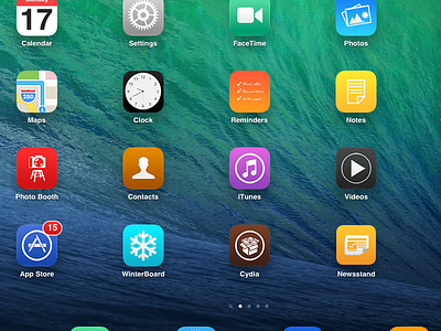 Prismatic for iPad theme release! calendar cydia facetime ipad maps prismatic settings tablet theme winterboard