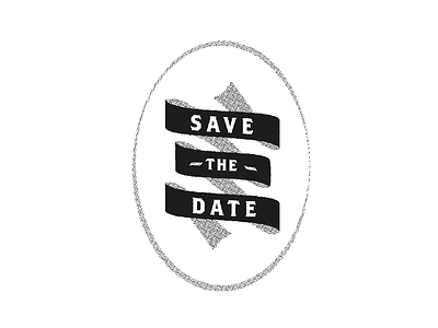 save the date again... banner charity invite save the date