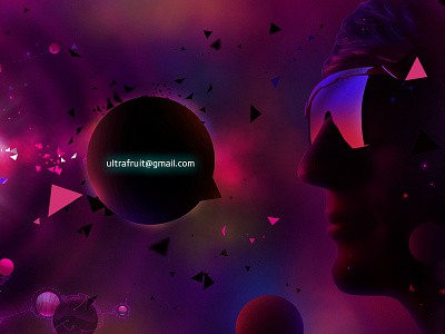 new www.ufo.lt is ready! chill glowing imagination indigo love pink planet tower trees ufo violet world