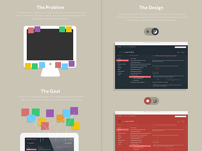 CS Knowledge Base (2013 June) case study color color trend dashboard flat interface layout portfolio presentation simple ui web site