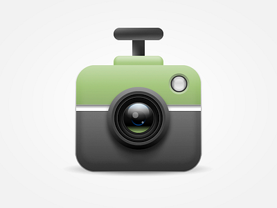 Pumpic - Application Icon 3d camera green icons lens symbol