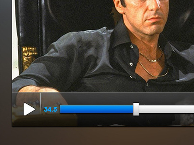 Modern Video Player modern palyer player scarface ui ux video