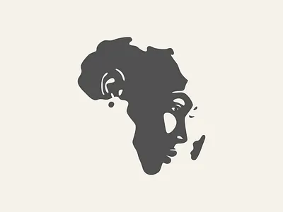 African Women Logo african beauty branding continent design face graphic design illustration island logo minimalist vector women