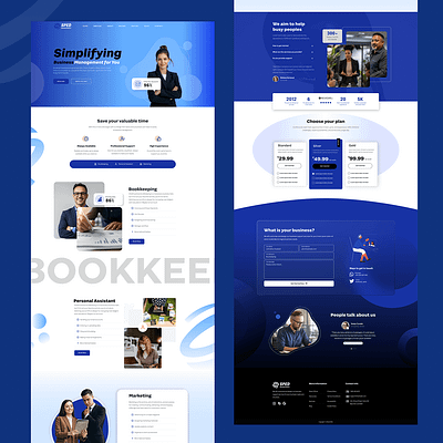 Landing Page Design design graphic design