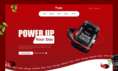 Landing Page Design graphic design