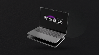 Bridging Up – IT Integration Logo and Brand Identity design graphic design illustratio logo