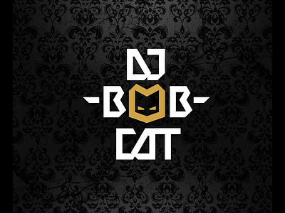 Dj Bobcat Logo Design bobcat bulgaria cat club dj logo design logotype merchandise ralev