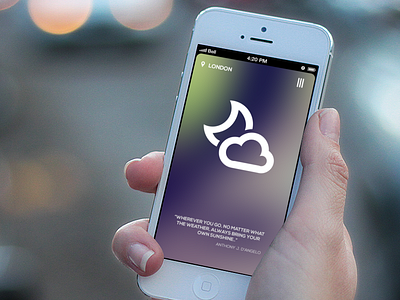 Tenki Weather App 2.0 design flat ios iphone ui weather
