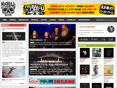 Online hardcore magazine #2 hardcore index magazine metal music proxima nova skull