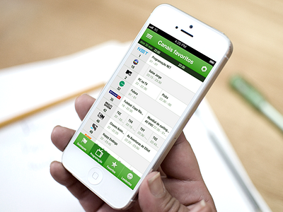 TV Guide iPhone app app green guide interface ios iphone tv ui ux