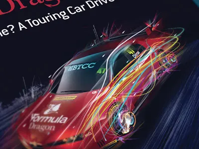 Artwork For Motorsport Brochure - Formula Dragon brochure design design for print graphic design for racing motorsport artwork
