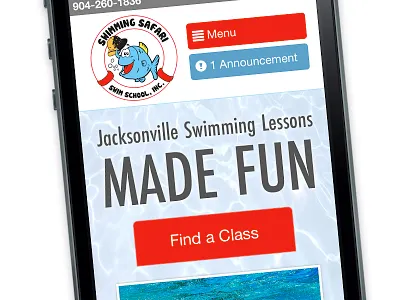 Mobile First homepage jacksonville mobile mobilefirst responsive swimmingsafari web