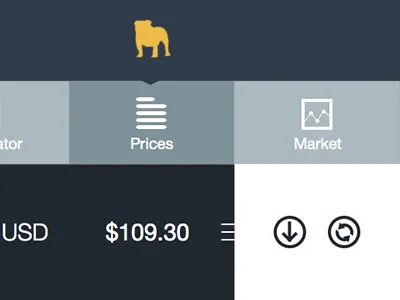 CoinWatch bitcoin coinwatch currency flat ios ui