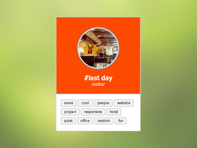 tags UI design flat hashtags interface lastday profile tags ui user ux