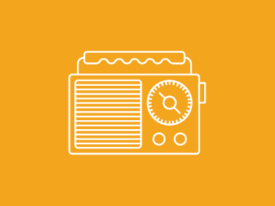 Illustration | Daily Doodles No.9 "Retro Radio Waves" creation daily doodles fun illustration radio retro technology