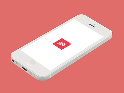 (GIF) Portfolio Menu Animation animation cats cute flat gif iphone minimal mobile ui ux