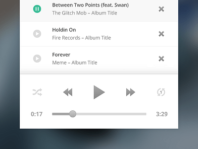 Music Queue app controls music music player music queue play player playlist queue songs ui