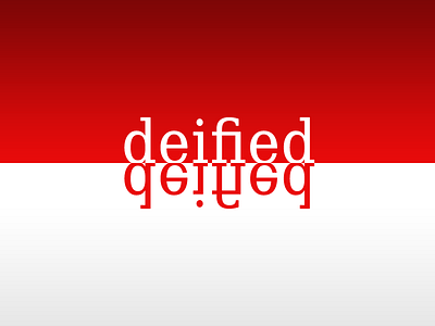 Deified design logo minimalism typography