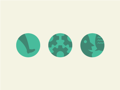 illustrated Icons clean cogs comments customers features flat how icons minimal talk walk walkthrough