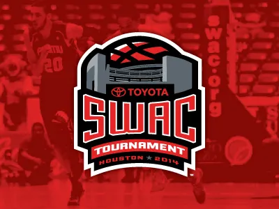 2014 SWAC Basketball Tournament basketball college sports logo swac