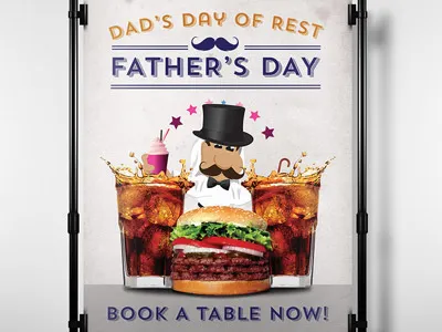 Restaurant Poster - Grill n Shake Cardiff diner graphic design graphic design for restaurants restaurant artwork restaurant branding restaurant poster