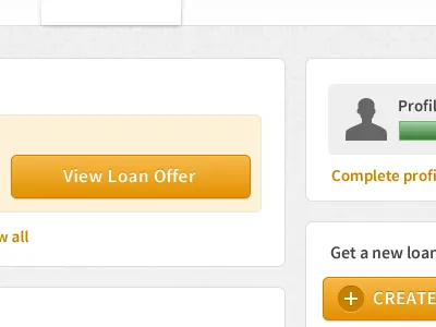 User Profile ui user profile ux web application design