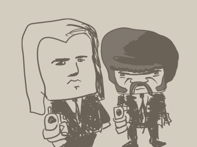 Pulp Fiction illustration pulp fiction sketch