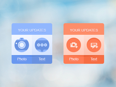 Updates widjet icons photo text ui update upload widjet