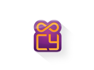 Custom Yourself Gifts box custom gift icon logo logotype present selfmade yourself