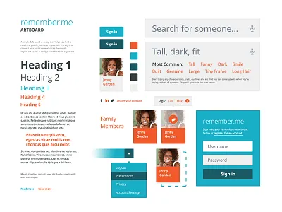 R.M Artboard V2 (PSD) app artboard design download flat free interface psd resource ui user ux