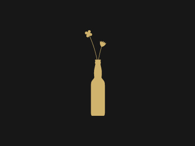 Vase bottle flowers vase