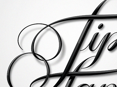 Tipos&Tapas – Photoshop time! calligraphy classic type copperplate lettering typography