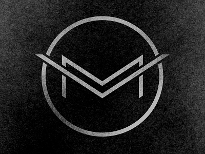 WIP Moto Logo black brand identity branding circle design identity logo mark sharp texture