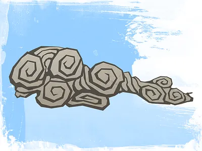 Just a cloud clouds fun game inkscape smoke tiki vector wind