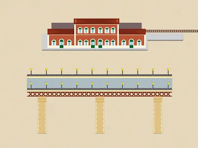 Edificios Alcoy 02 alcoy bridge buildings edificios