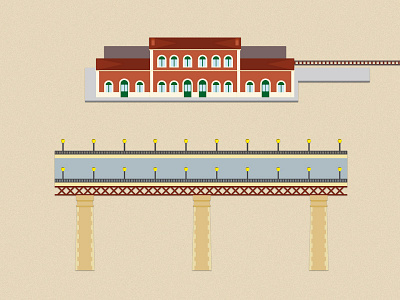 Edificios Alcoy 02 alcoy bridge buildings edificios