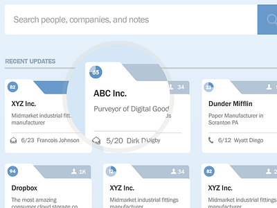 Connected Score cards folders modstack