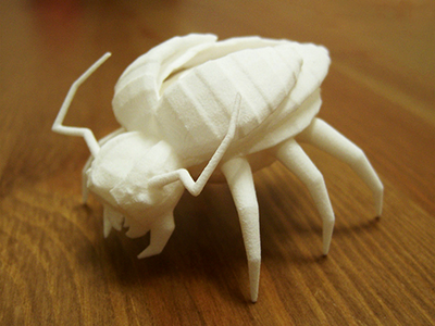 Low poly 3d printed insect 3d 3d print bug cinema 4d diligence figurine insect rapid prototyping stuart wade toy