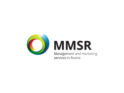 MMSR full circle colorful design expansion gradient icon logo management marketing motion moving round