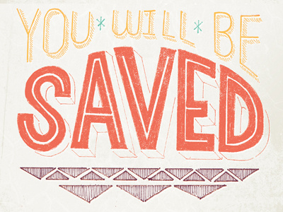Romans 10:9 [3] + Color confess design detail free hand illustrate jesus lord script shadow sketch typography verse