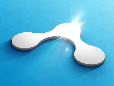 Arch Solutions digital logo mark 3d arch solutions branding logo mark render tractionokc