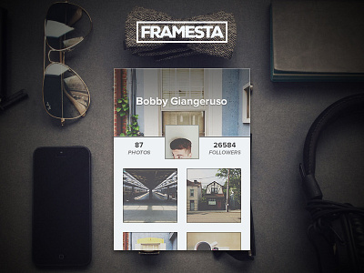 Framesta Widget code css frame instagram phython profile responsive stream widget